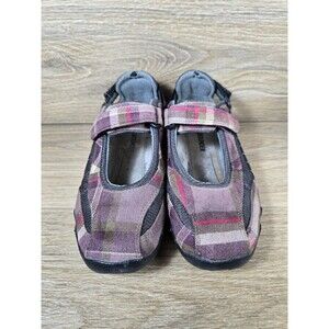 Allrounder By Mephisto Shoes Womens Size 5.5 Red green Plaid Mary Jane (read)